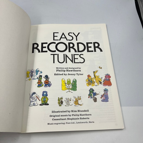 The Usborne Book Of Recorder Tunes Sheet Music Paperback Book Philip Hawthorn - Picture 9 of 12